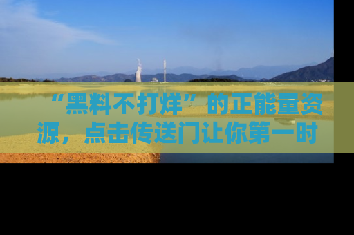 “黑料不打烊”的正能量资源，点击传送门让你第一时间获取最新入口资讯！