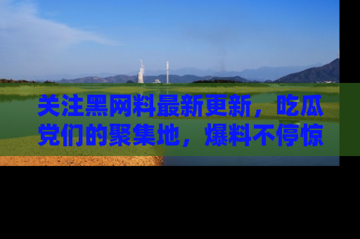 关注黑网料最新更新，吃瓜党们的聚集地，爆料不停惊喜连连！