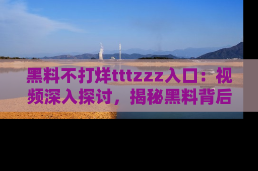 黑料不打烊tttzzz入口：视频深入探讨，揭秘黑料背后的人和事
