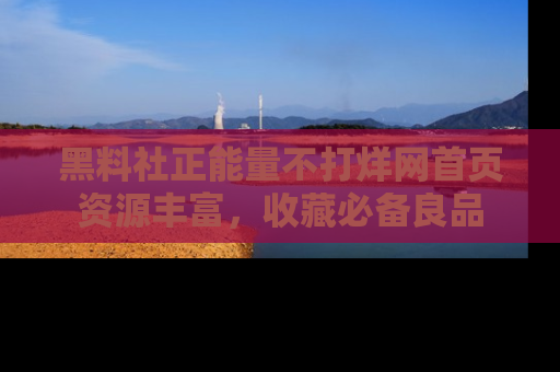 黑料社正能量不打烊网首页资源丰富，收藏必备良品
