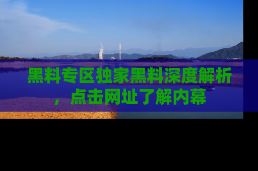 黑料专区独家黑料深度解析，点击网址了解内幕